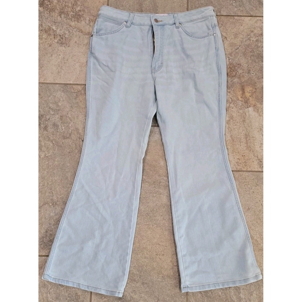 Wrangler Barbie  Womens High Rise Boot Cut Jeans 33x30 PINK